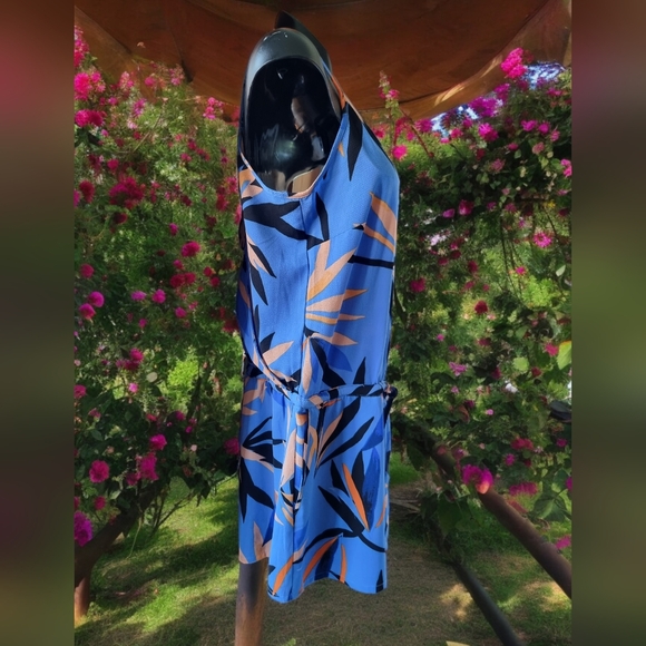 C & E Tropical Print Romper - Picture 2 of 12